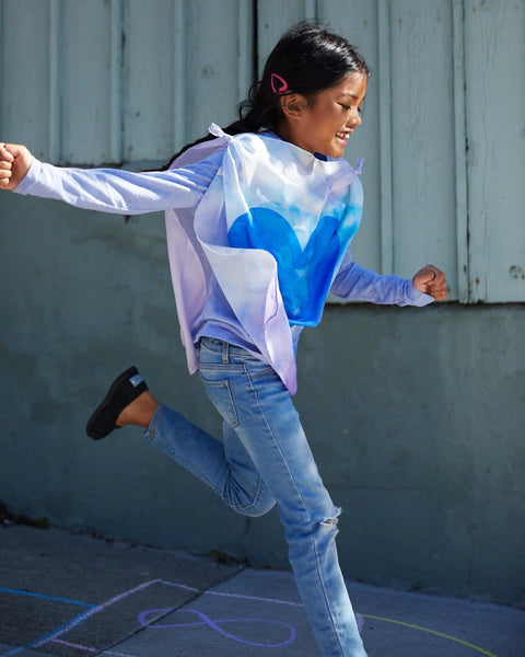 Mini Blue Heart Playsilk - www.toybox.ae