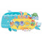 Sassi Travel Puzzle Animals On A Submarine - www.toybox.ae