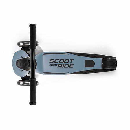 Scoot&Ride Highwaykick 5 LED Steel - www.toybox.ae