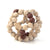 Wooden beads ball - Rust - www.toybox.ae