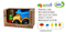 Eco Friendly Cartoon Car Bricks Vehicle - www.toybox.ae